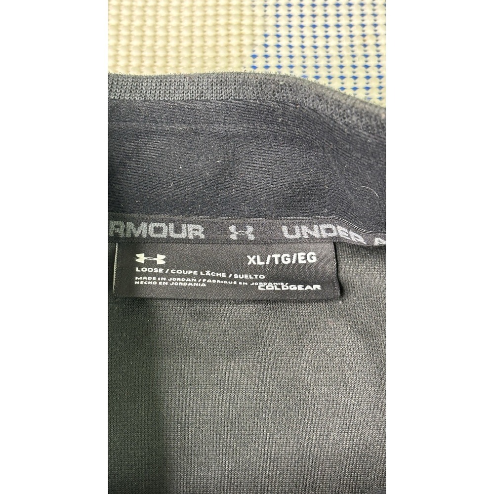 Under Armour ColdGear Quarter Zip Pullover Mens XL Gray Fleece Sweater A1-894 - Picture 4 of 9